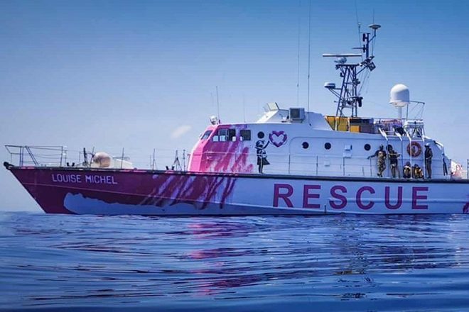 Banksy Akdeniz’de mülteci kurtarma botunun finansmanını sağladı