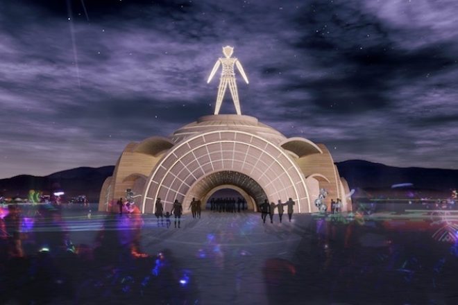 Burning Man, festival alanına kurulacak ‘Multiverse Man Base’ yapı projesini paylaştı