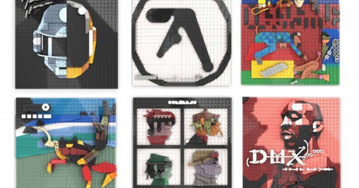 Daft Punk, Gorillaz ve Aphex Twin'in albüm kapakları LEGO ile